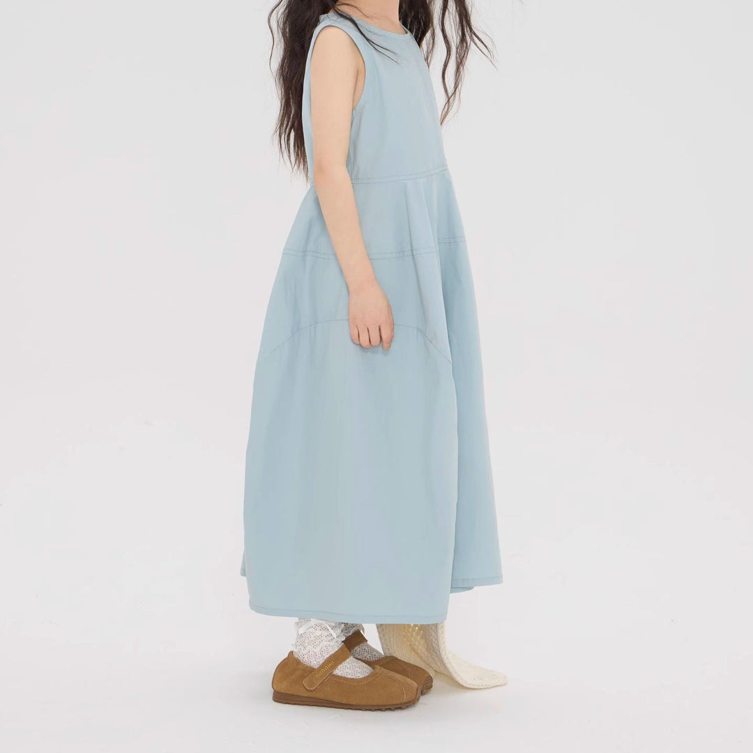 【90-150】ノースリーブシンプルワンピース