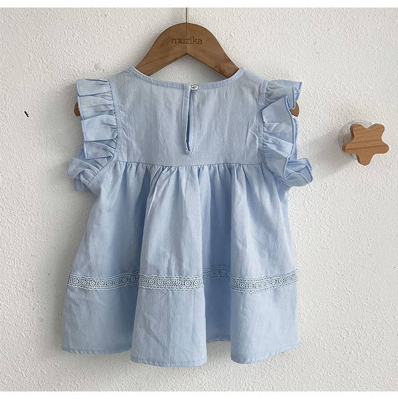 【100-140】Aラインノースリーブトップス