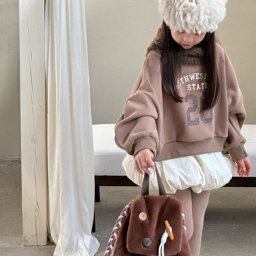 【90-150】フロントプリントトレーナー