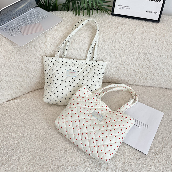 総柄キルティングバッグ