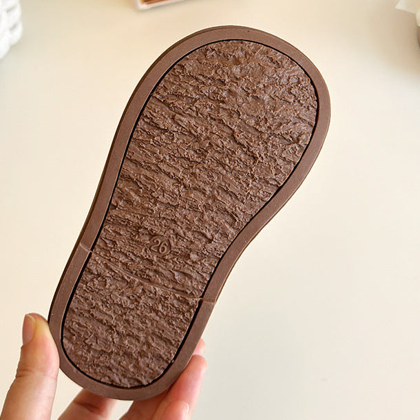 【14.0-21.5】ベルトデザインアンクルブーツ