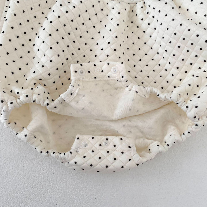 【73-100】襟付きパターンプリントロンパース