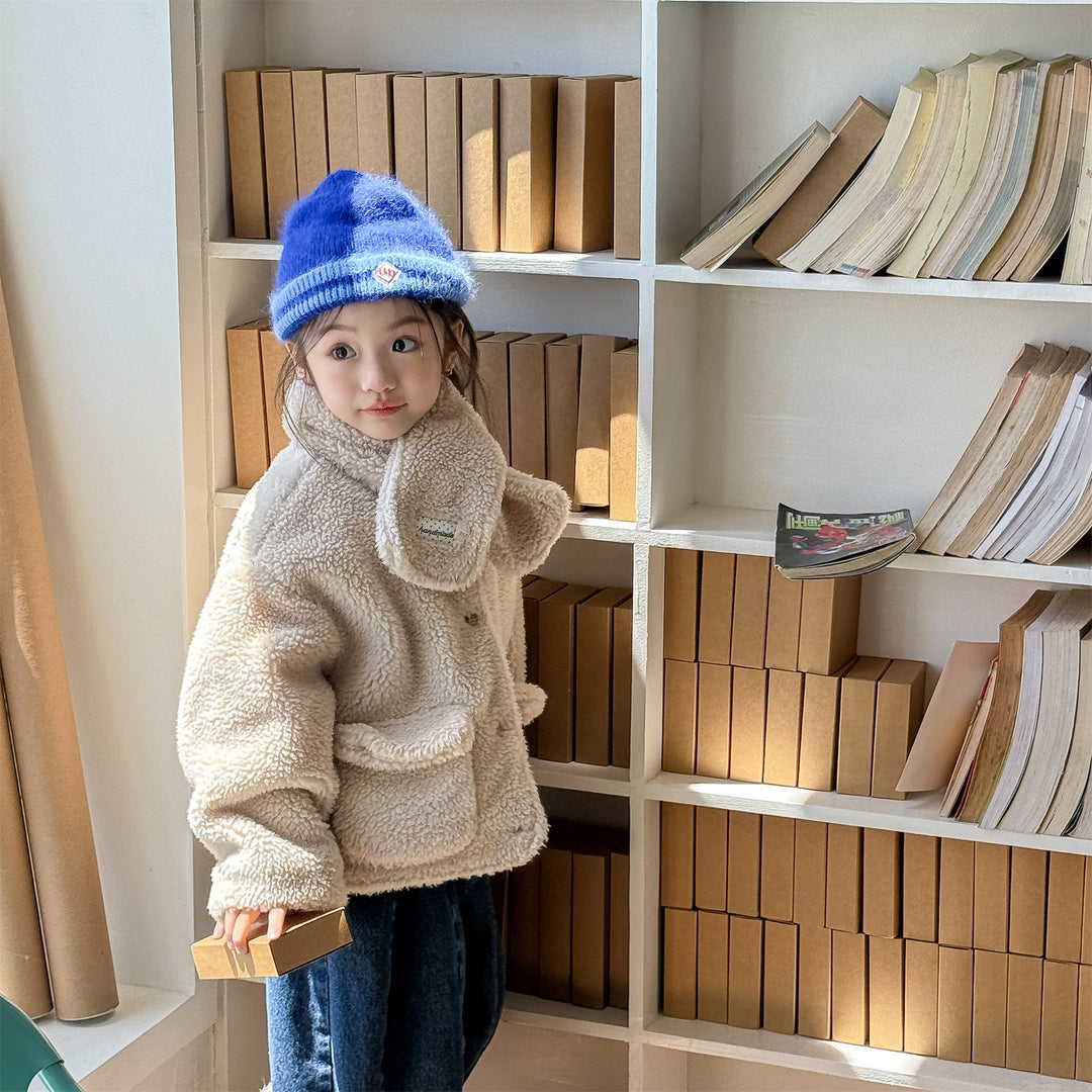 【80-130】マフラー付きボアジャケット