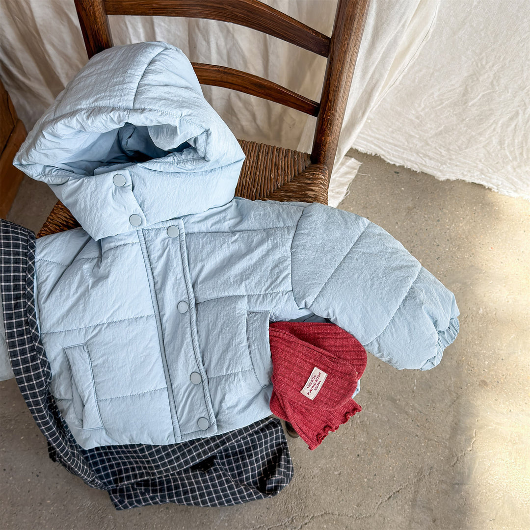 【80-130】フード付き中綿ジャケット