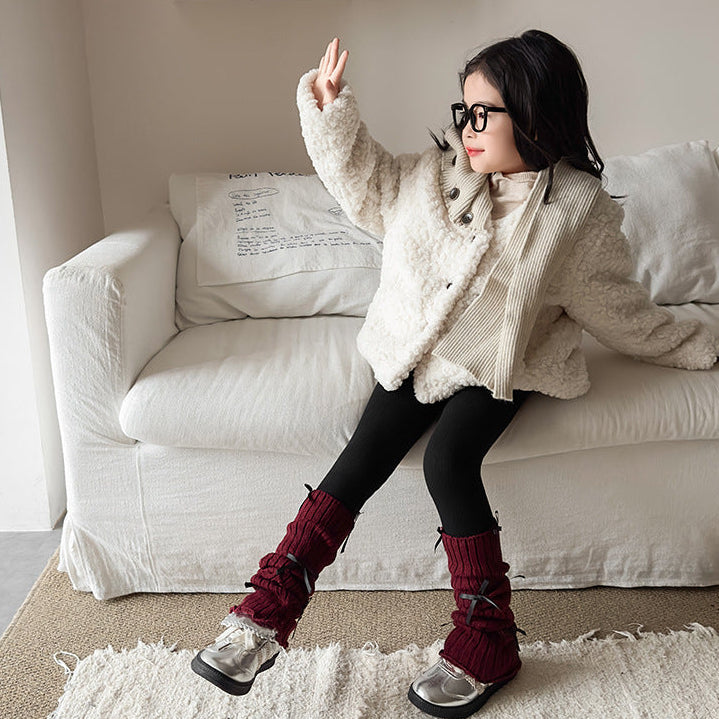 【90-150】リボンモチーフレギンス