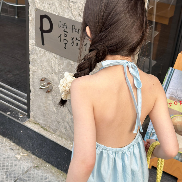 【80-130】ホルターネックワンピース