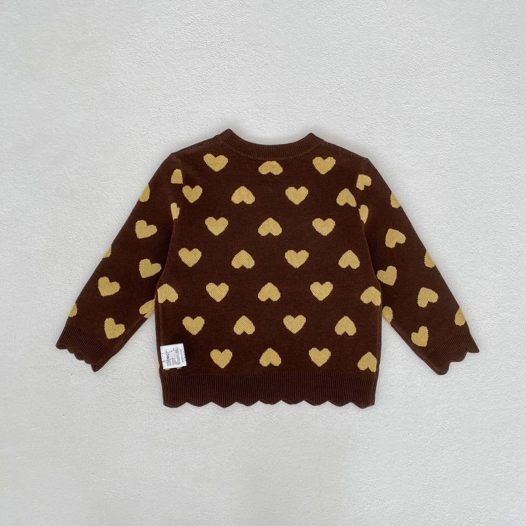 【73-130】スカラップデザインハート柄セットアップ