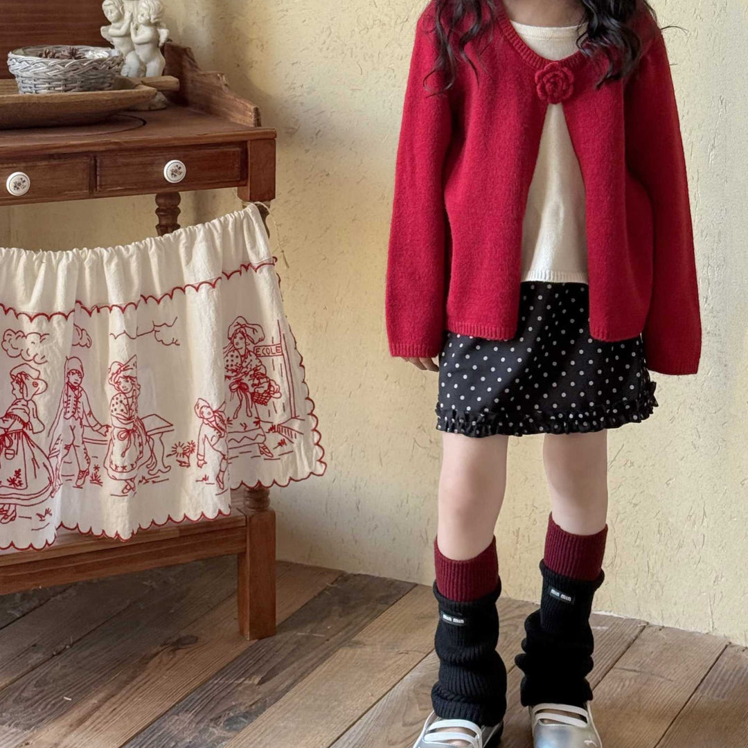 レイヤード風レッグウォーマー