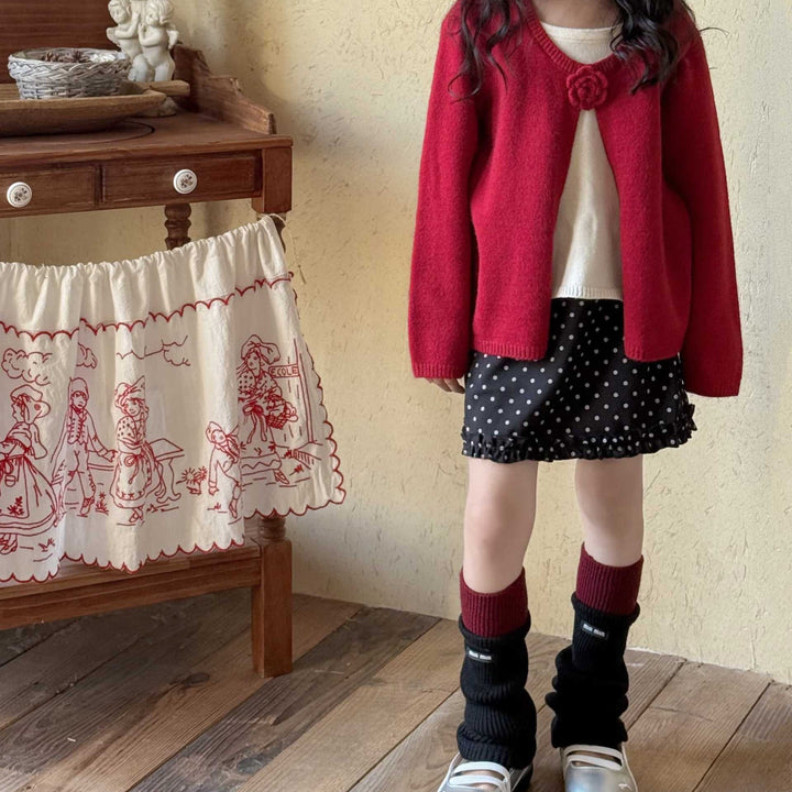 レイヤード風レッグウォーマー