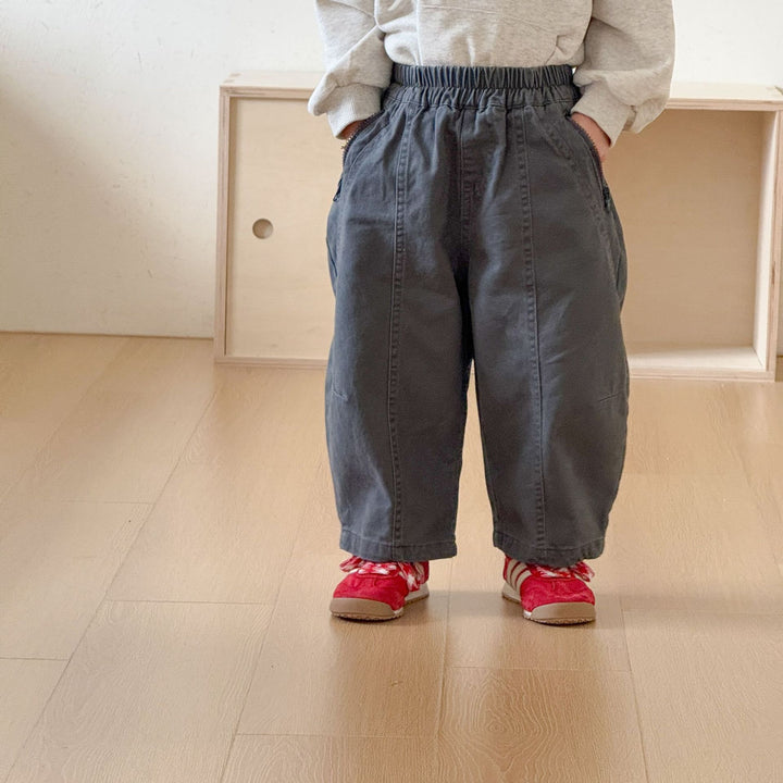【80-150】シンプルボールロングパンツ