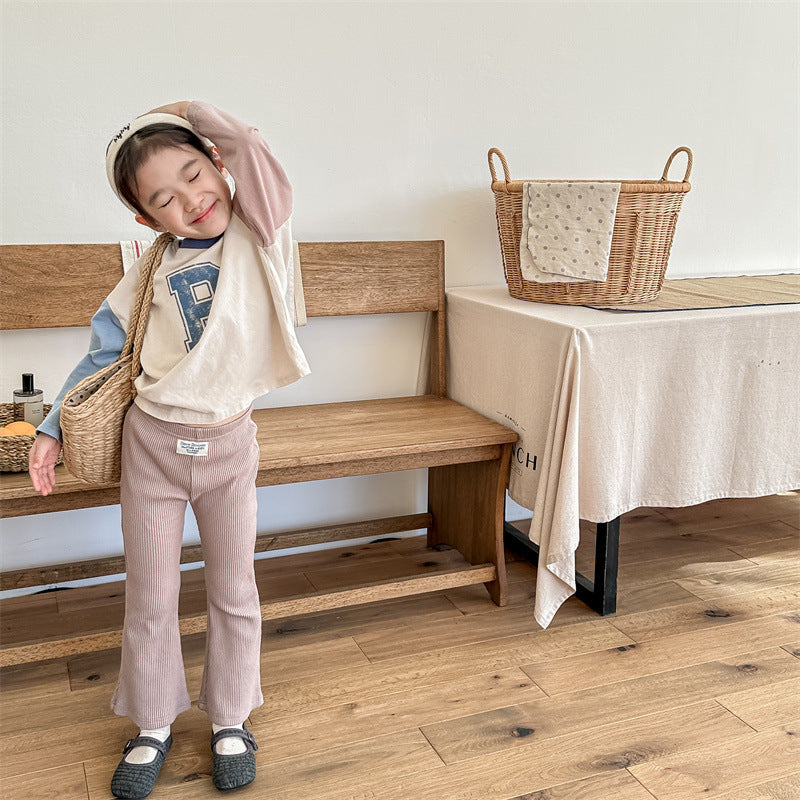 プリモプエルワンピースとインナーパンツ　カチューシャ 80‐130】リブフレアパンツ｜ELMO-こども服エルモ- – こども服ELMO