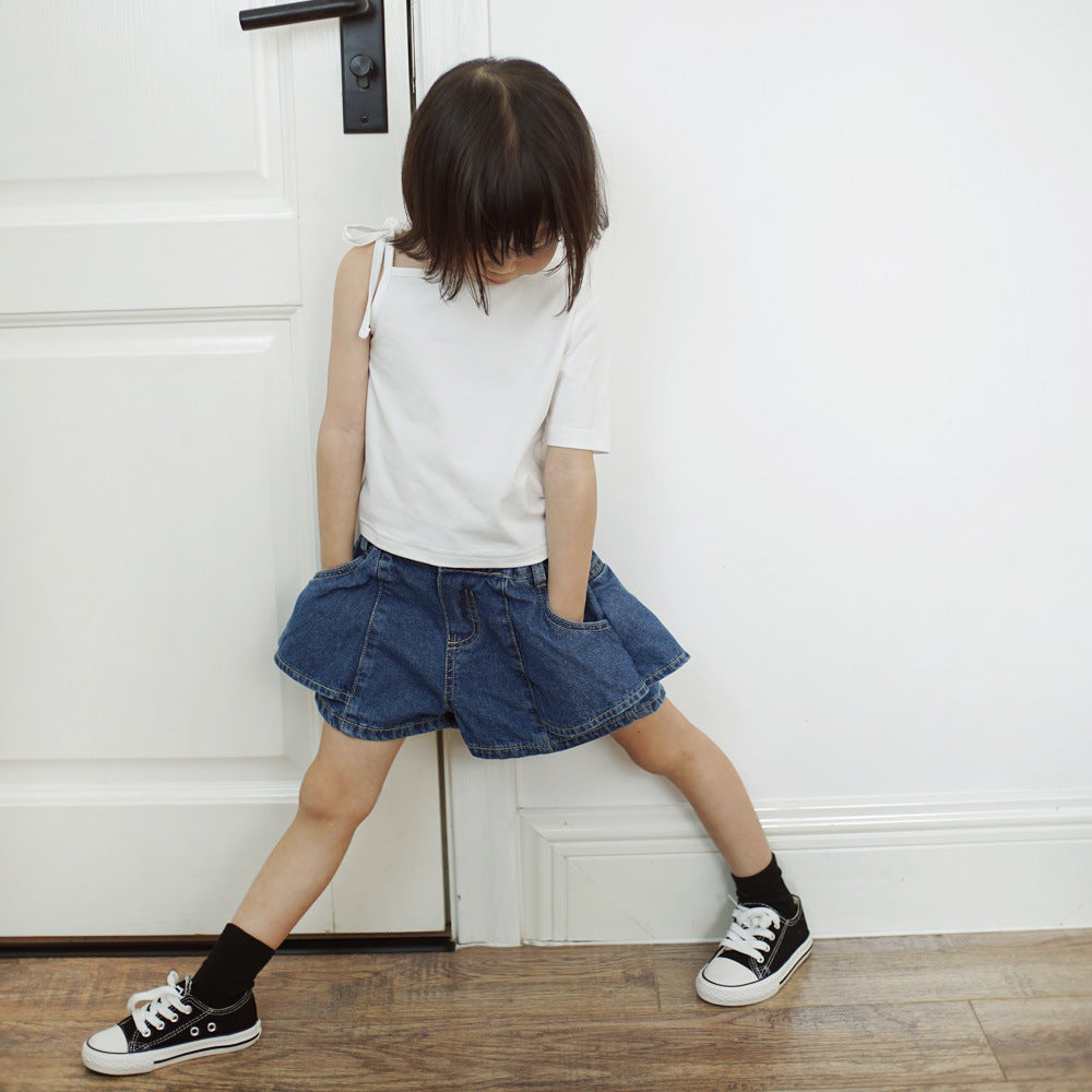 【90-150】ワンショルダーTシャツ