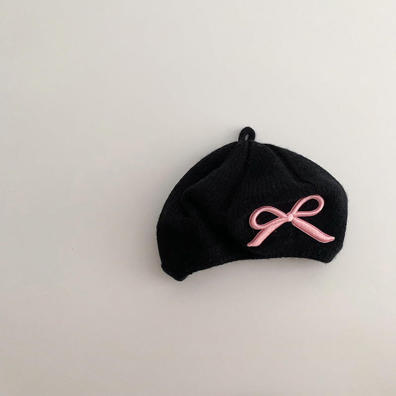 【48-52cm】ワンポイントリボンベレー帽
