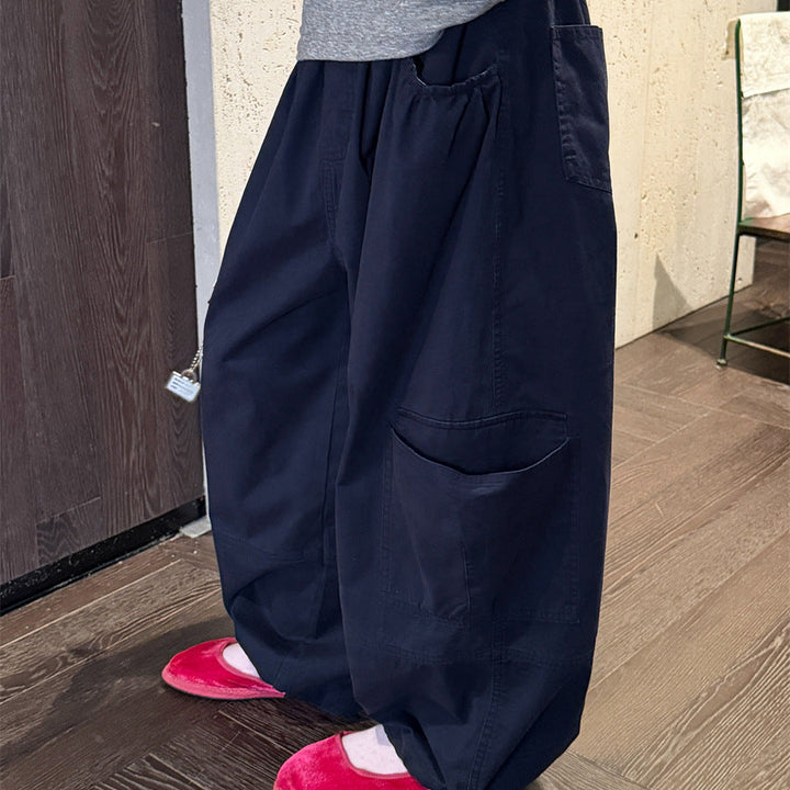 【100-150】サイドパンツリラックスパンツ