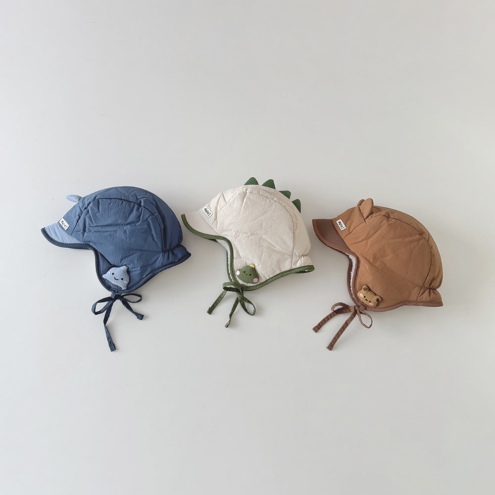 【46-50cm】アニマルあったか耳あて帽子