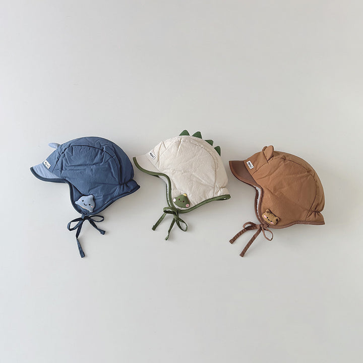 【46-50cm】アニマルあったか耳あて帽子