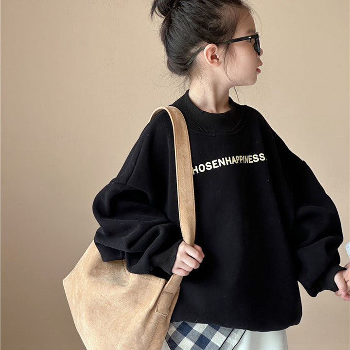 【90-150】オーバーサイズロゴデザイントレーナー