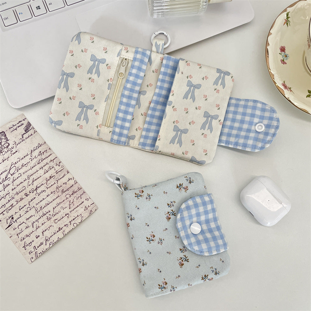 パターンプリント多機能ポーチ