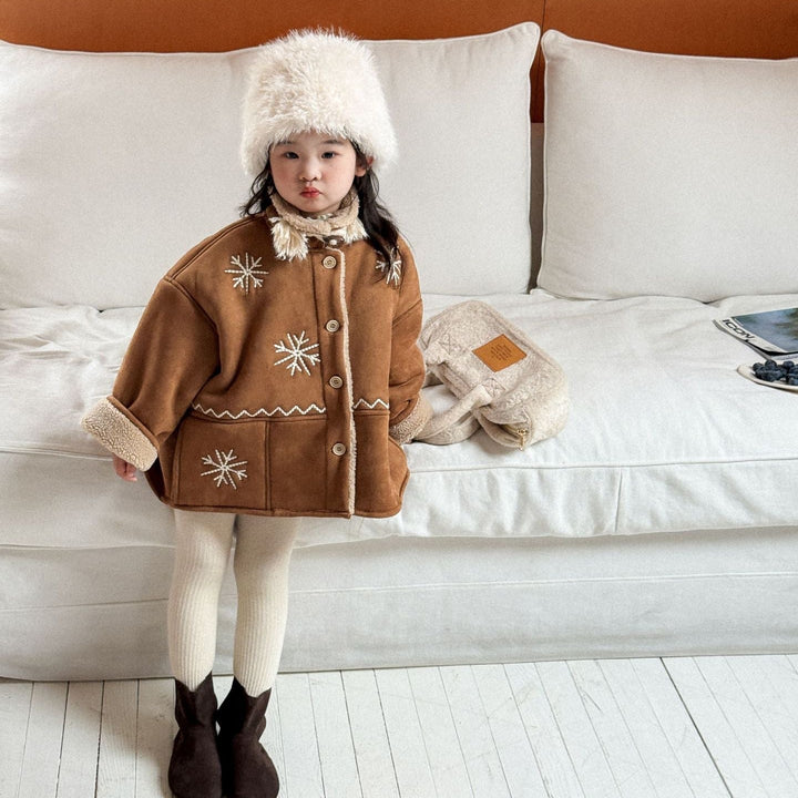 【90-140】snowflake刺繍ジャケット