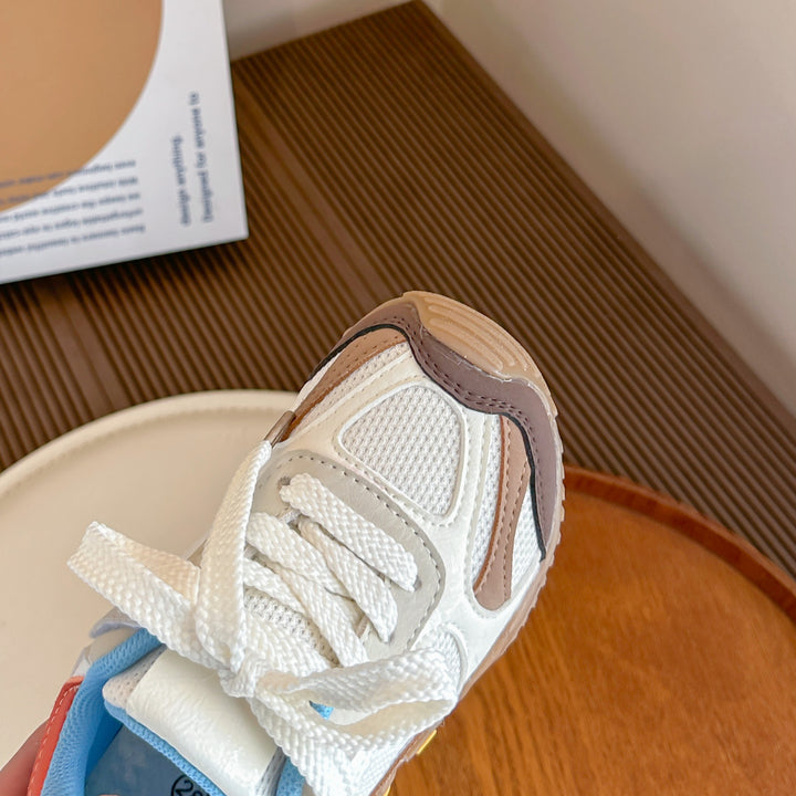 【16.0-22.0】クールデザインメッシュスニーカー