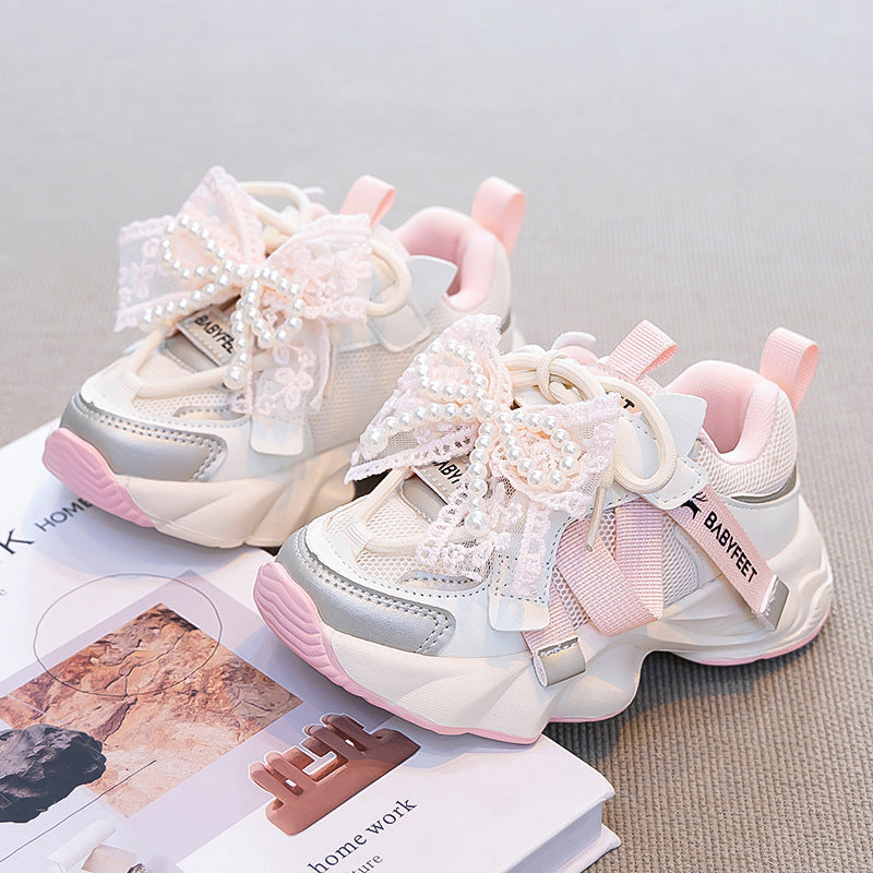 【17.0-21.5】トリプルリボンスニーカー