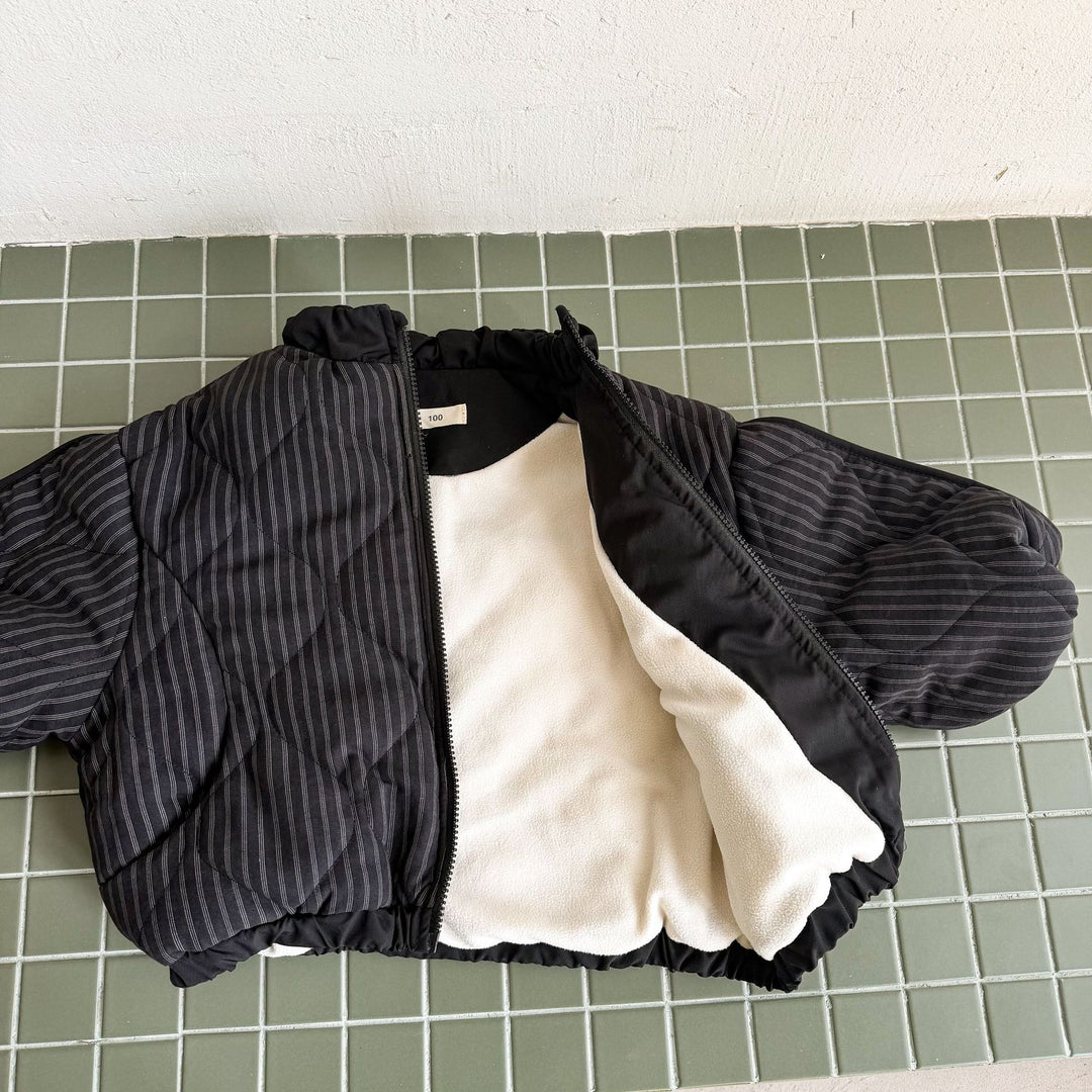 【80-150】裏フリースストライプジャケット