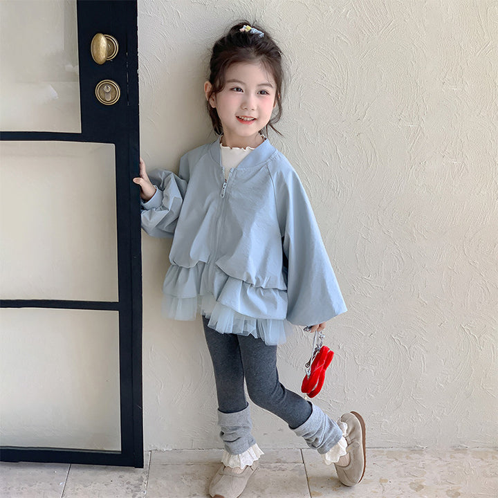 【90-140】ティアードデザインブルゾン