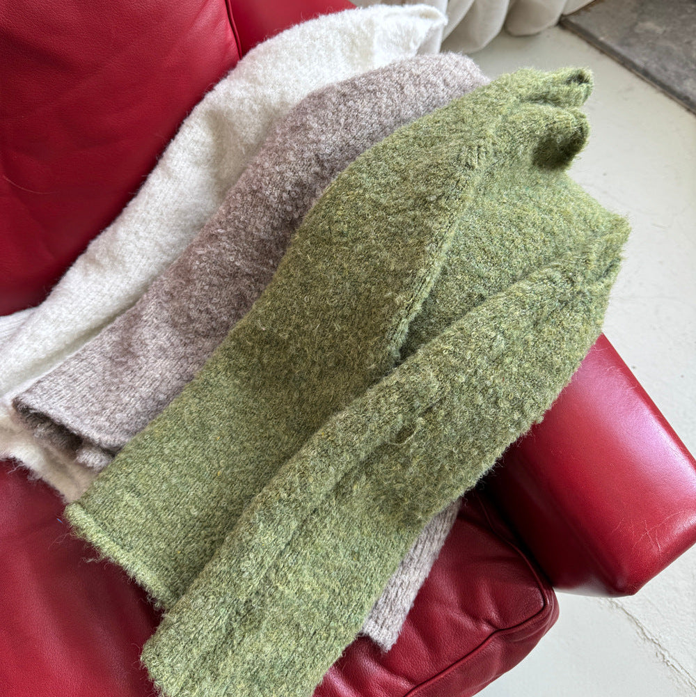 【90-150】シンプルニットワンピース