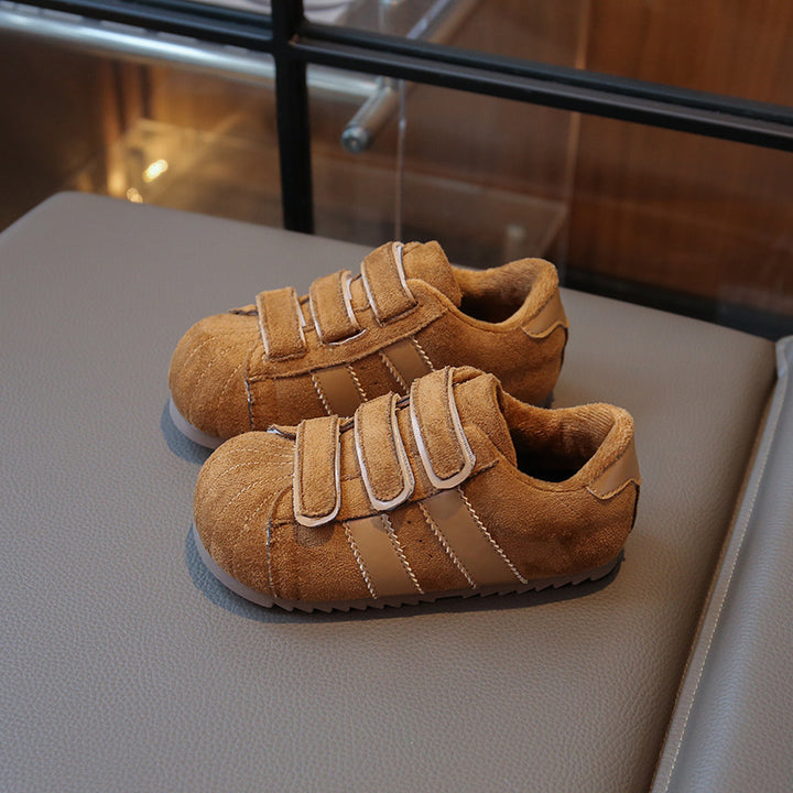 【14.5-20.5】ラインデザインベルクロスニーカー