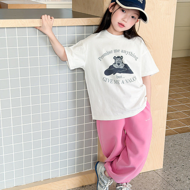 【100-150】アニマルデザインTシャツ