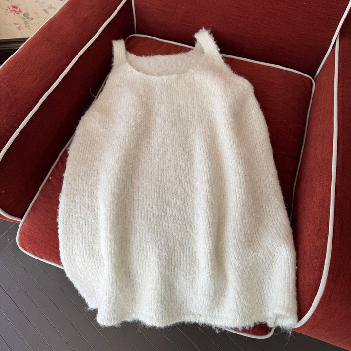 【90-150】シンプルニットワンピース