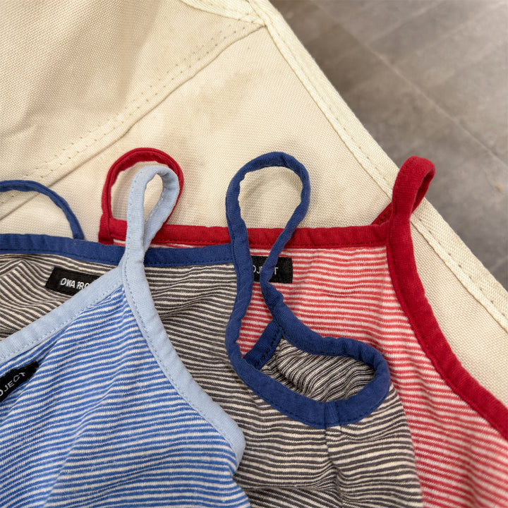 【80-130】細ボーダーキャミソール