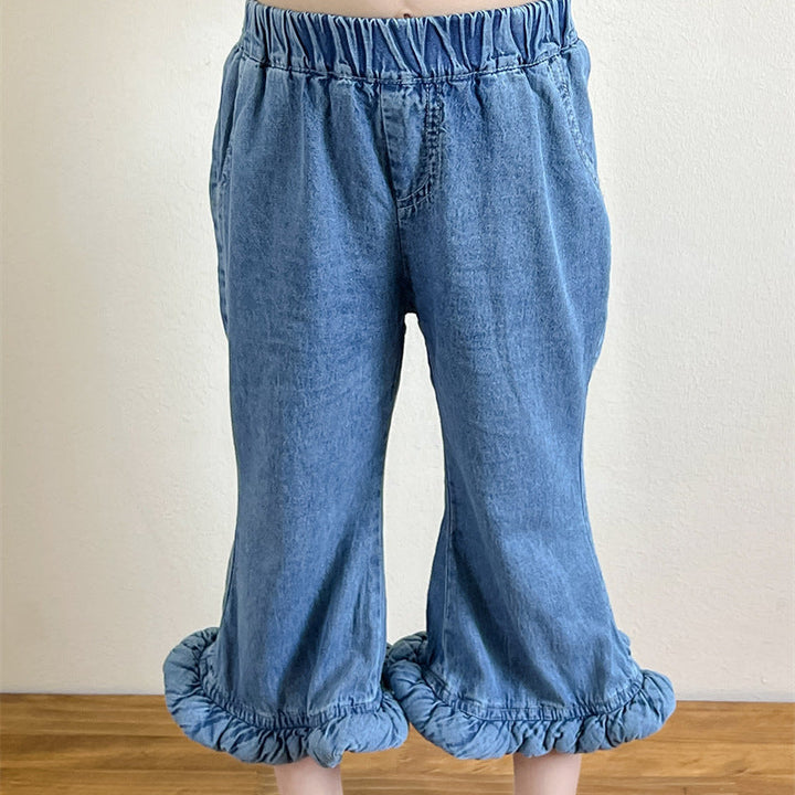 【90-140】ヘムデザインホルターネック×パンツセット