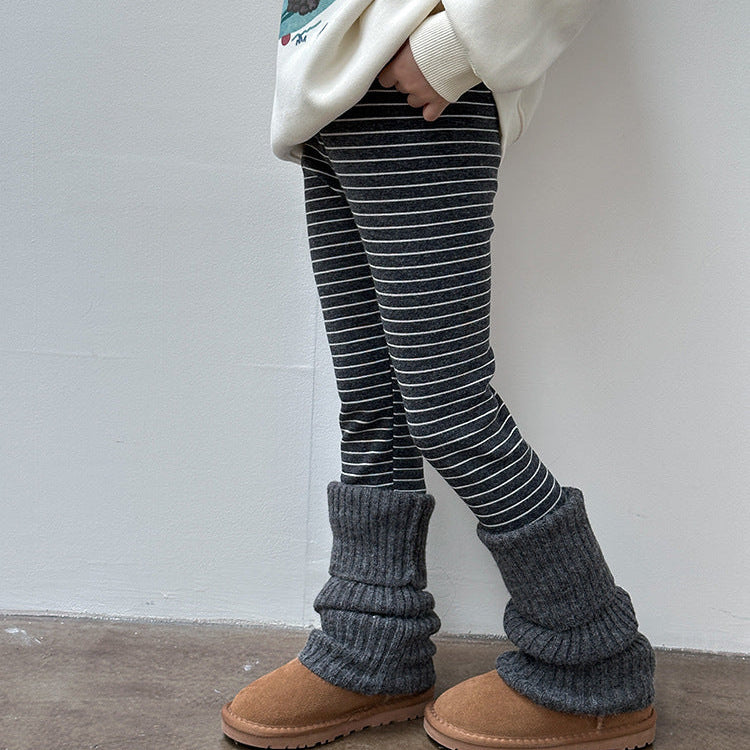 【90-150】裏起毛シンプルレギンスパンツ