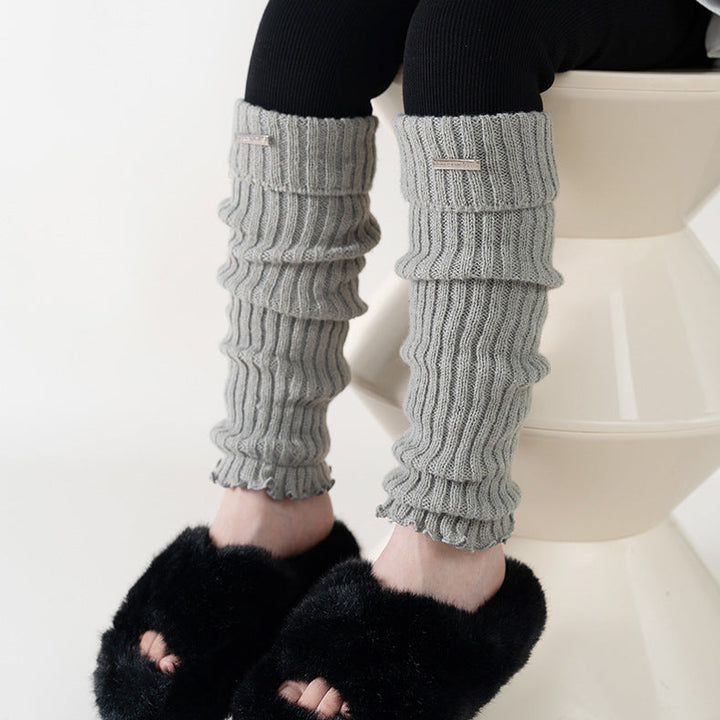 【100-155】リブレッグウォーマー付きレギンス