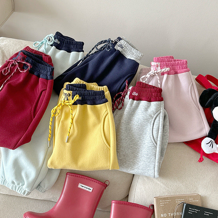 【90-150】ウエストデザインリラックスパンツ