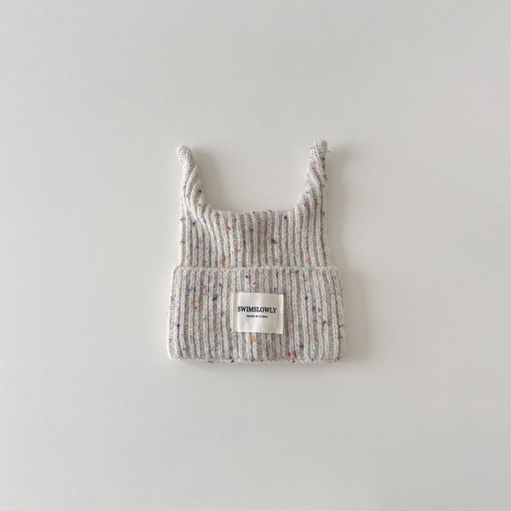 【48-52cm】折り返しリブニット帽