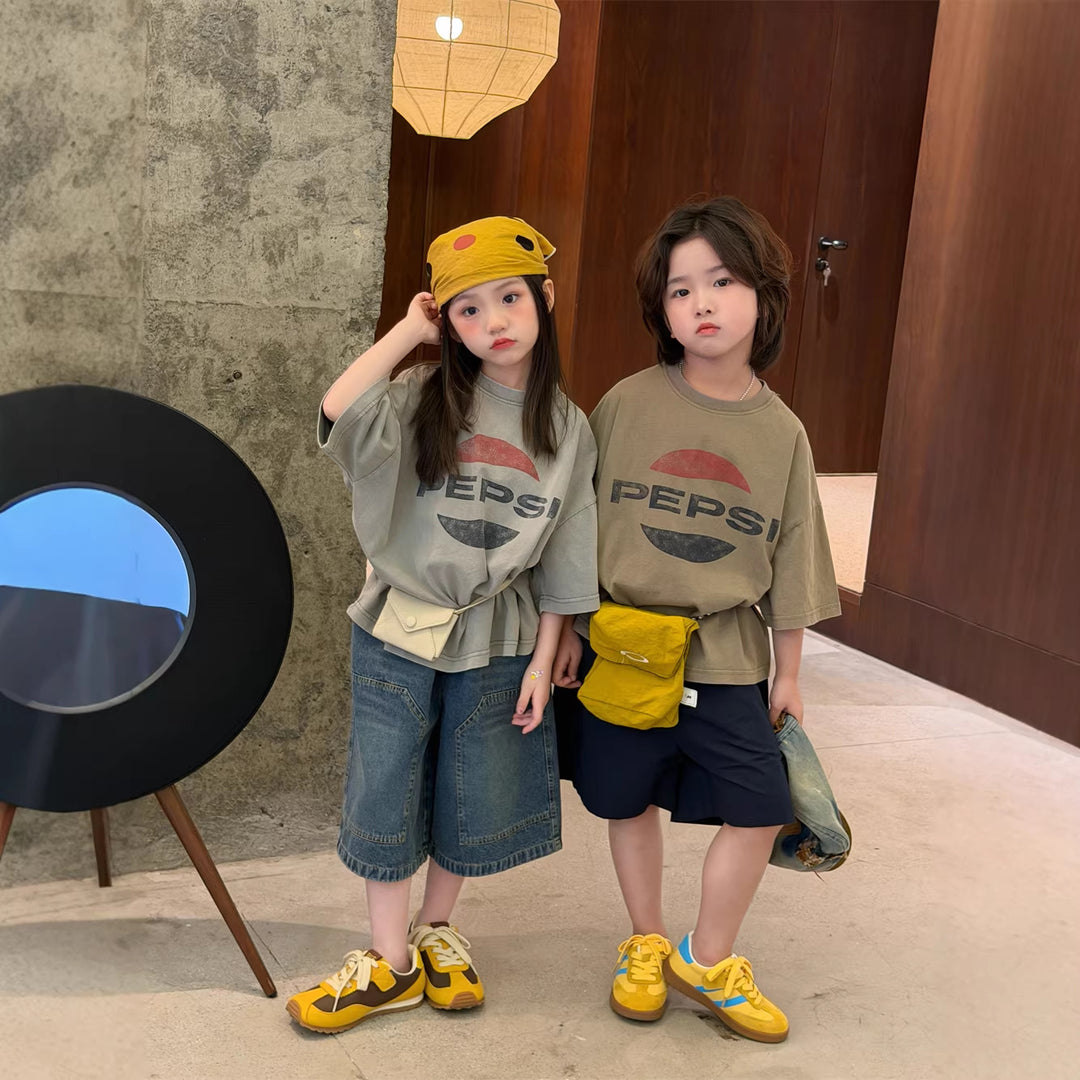 【90-150】フロントデザインTシャツ