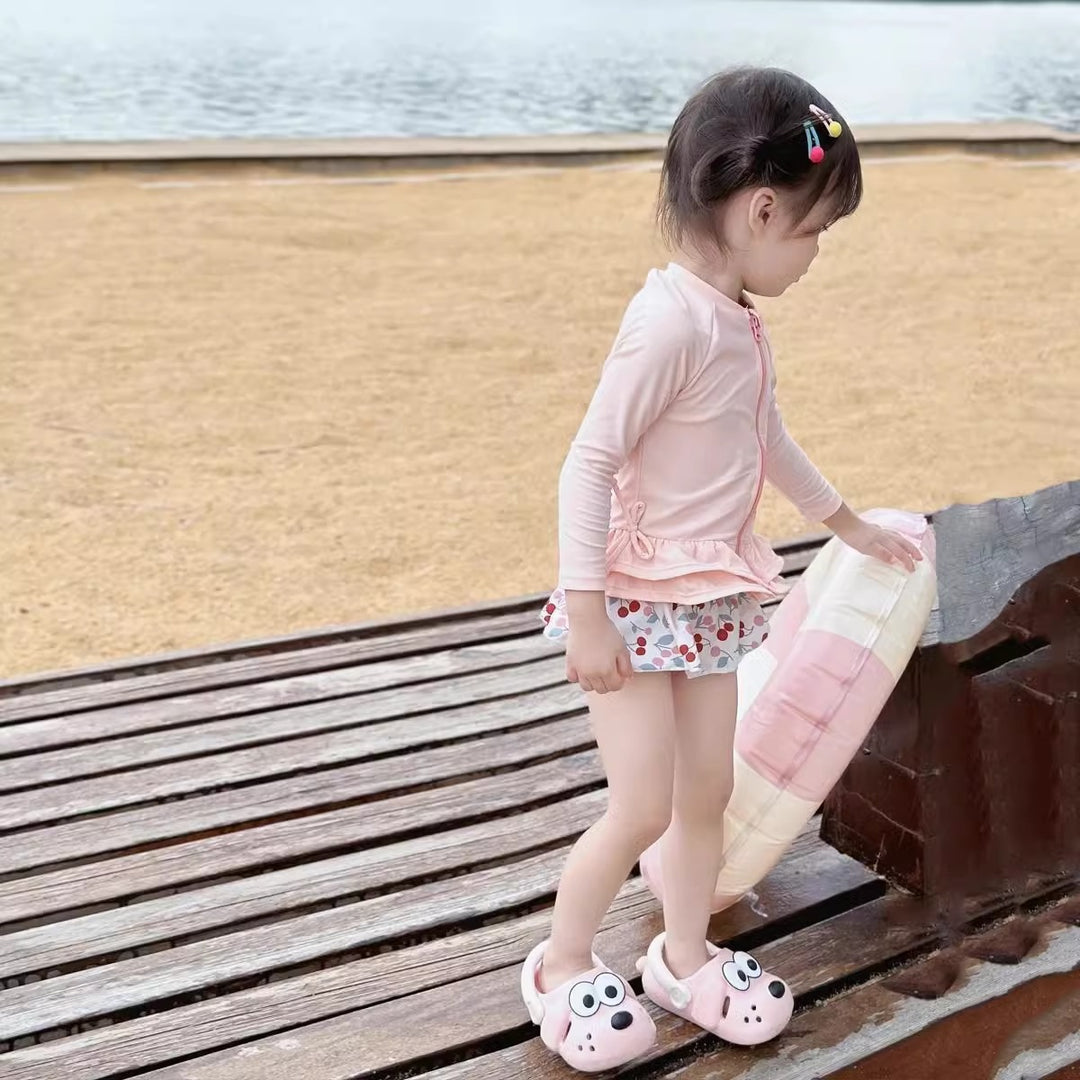 【80-120】リボン＆チェリーセパレートスイムウェア