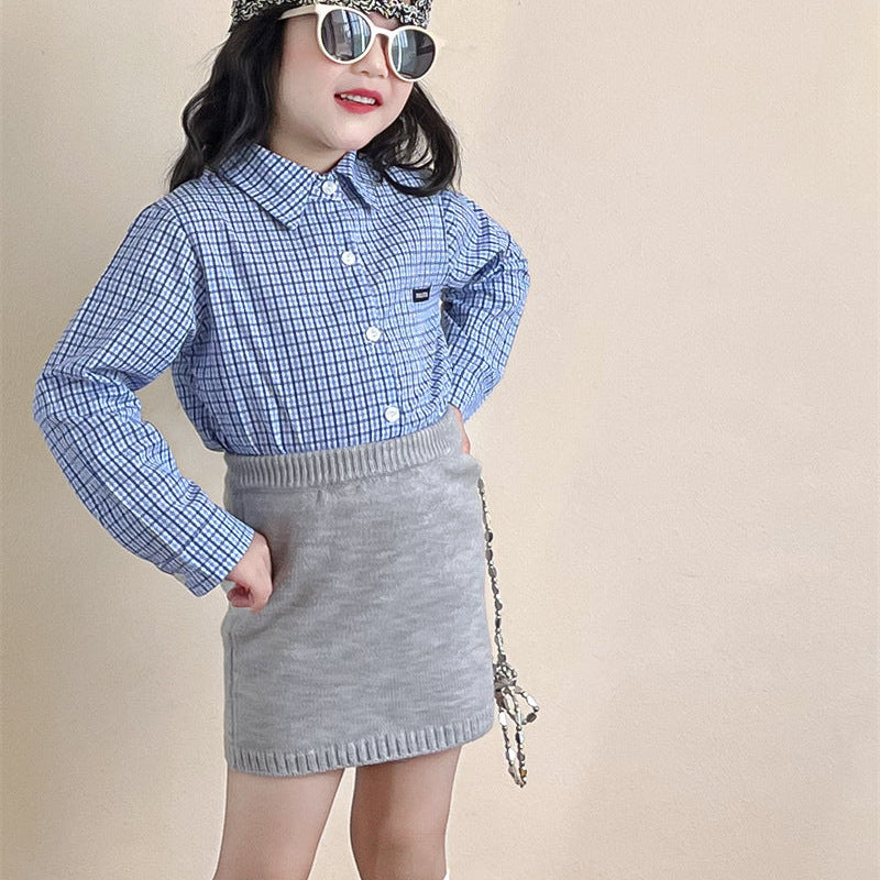 【90-140】タイトニットミニスカート