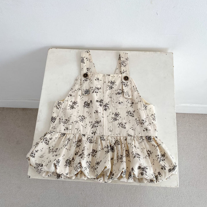 【73-110】裾バルーンサロペットスカート