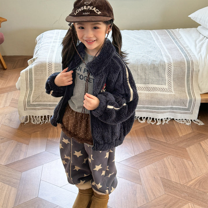 【80-130】サイドラインフリースジャケット