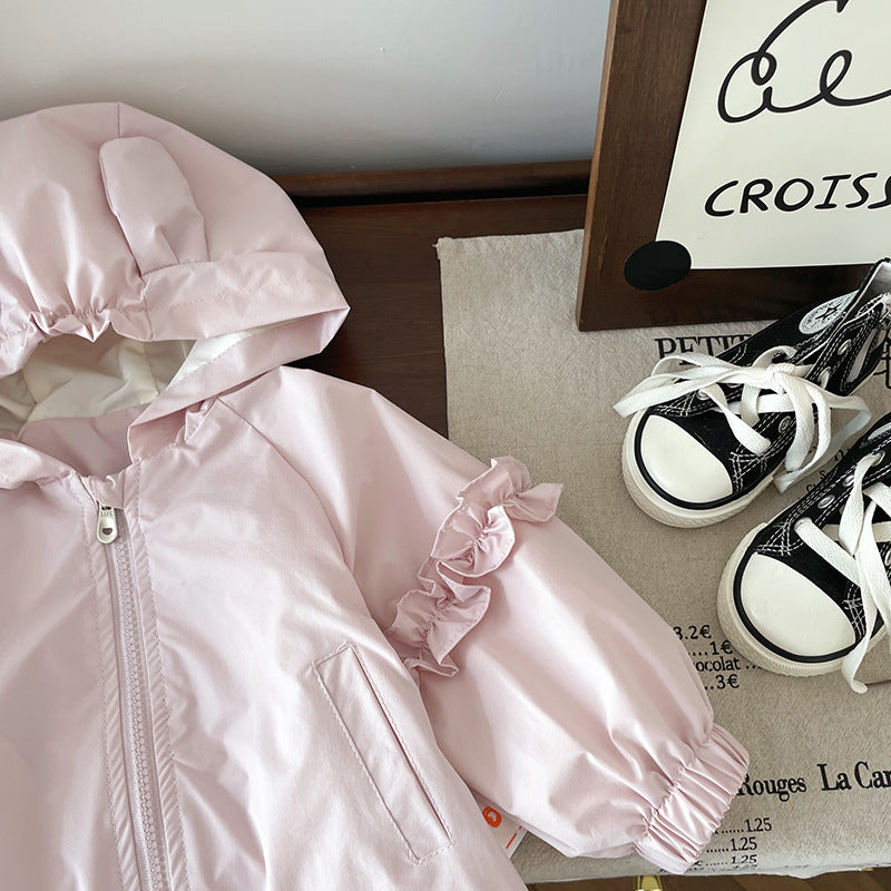 【80-130】うさ耳フリルデザインジャケット