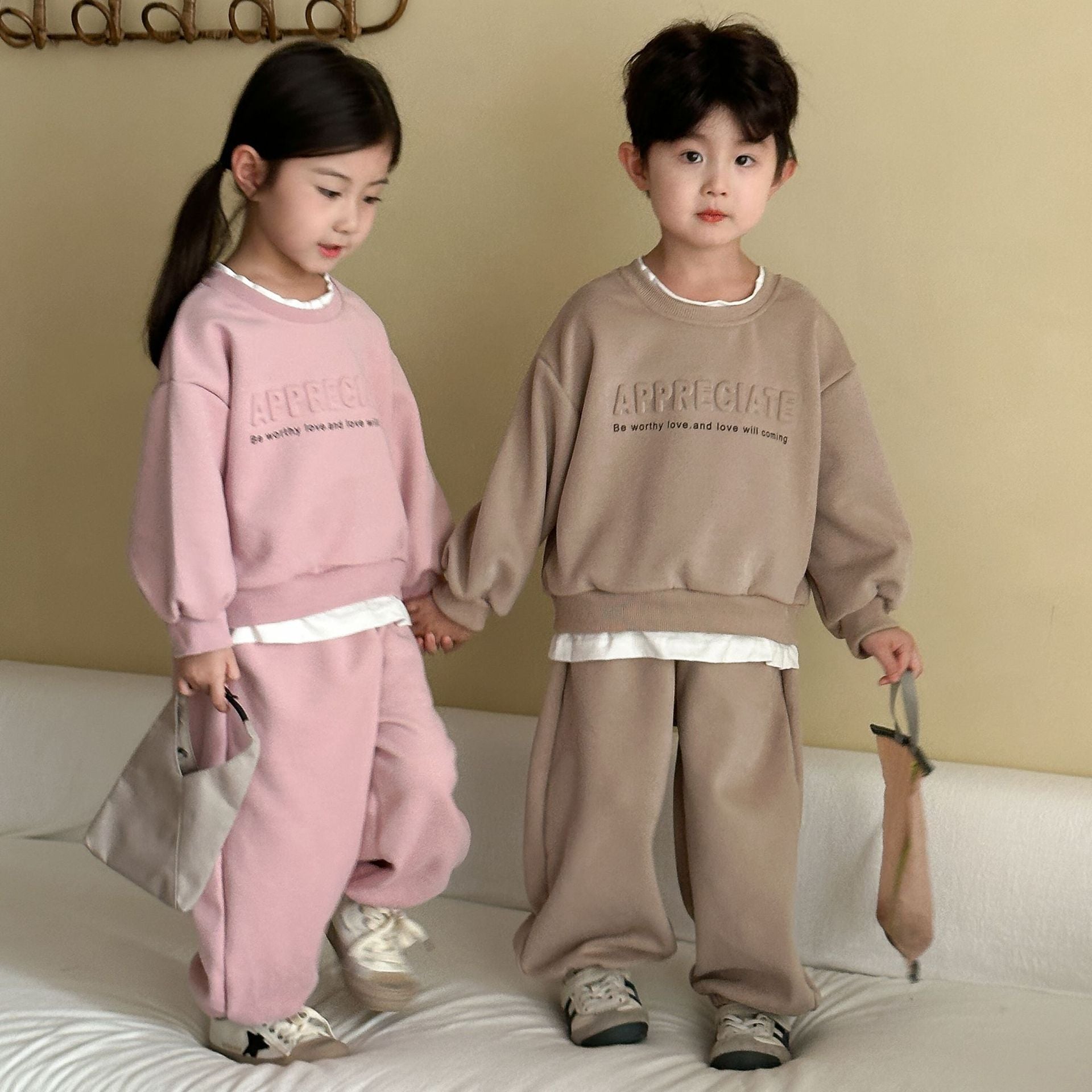 80-150】リラックススウェットセットアップ｜ELMO-こども服エルモ