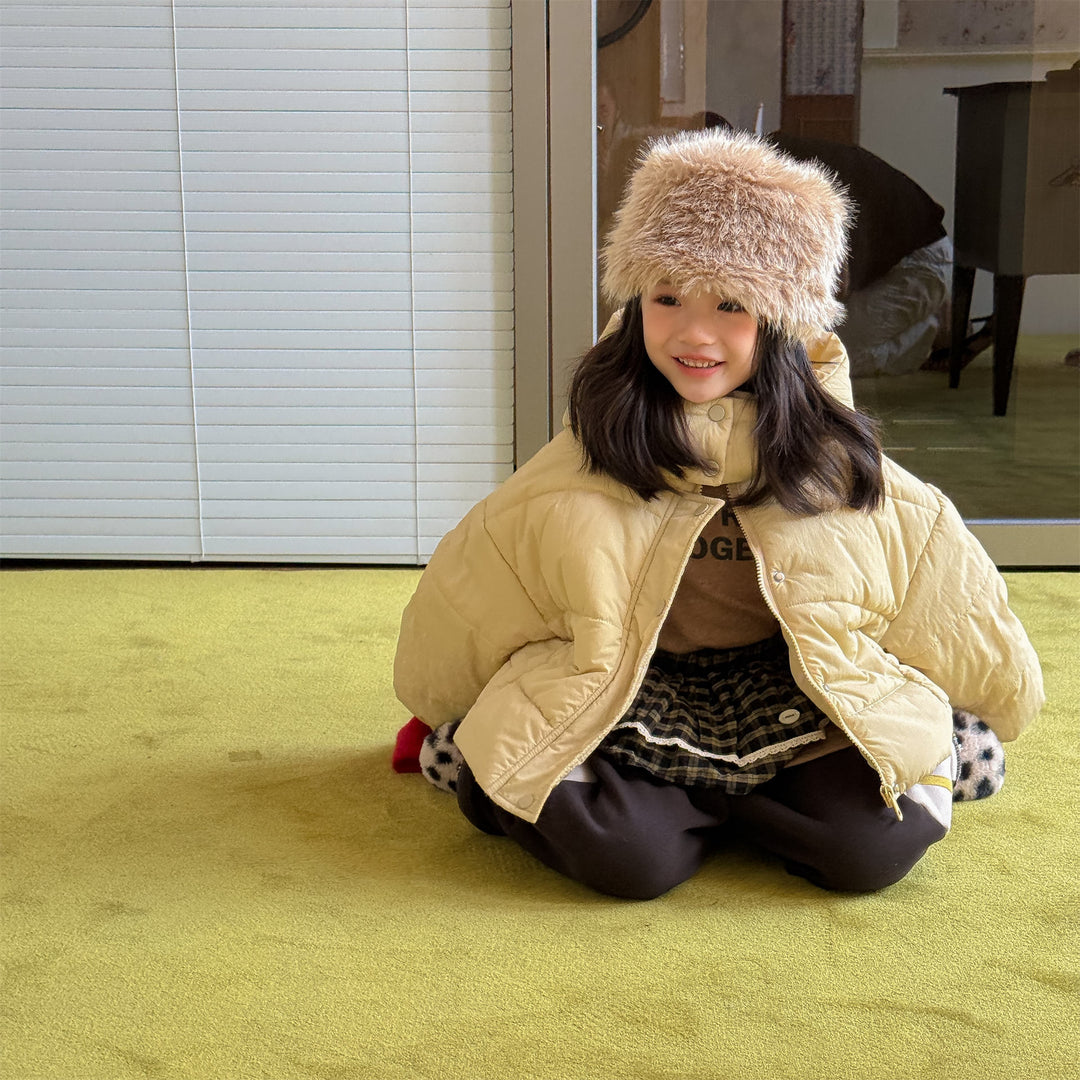 【80-130】フード付き中綿ジャケット