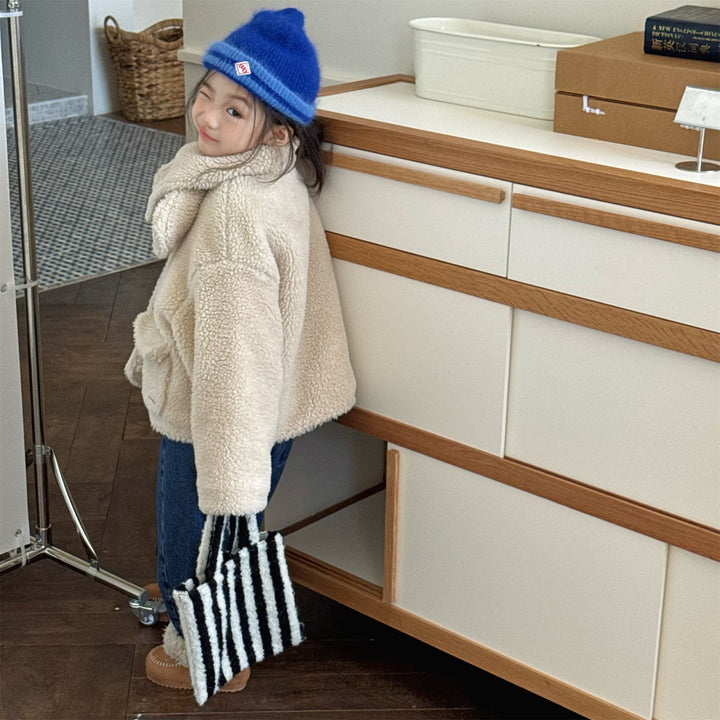 【80-130】マフラー付きボアジャケット