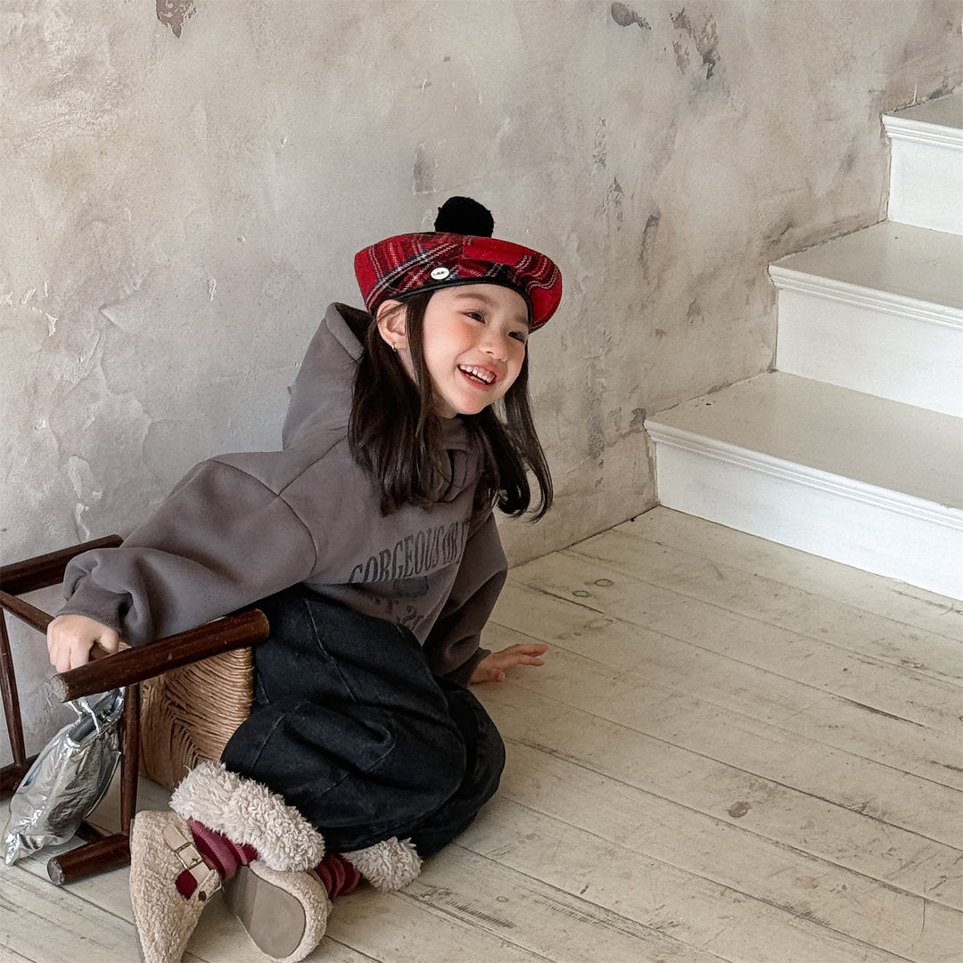 【80-130】ロゴプリントフーディートレーナー