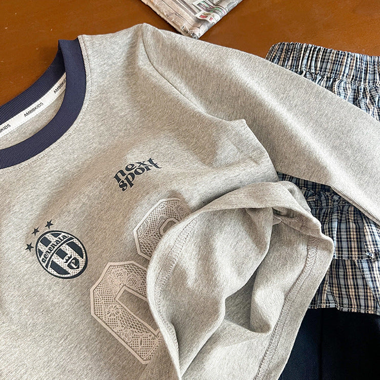 【90-150】スポーティーロングTシャツ