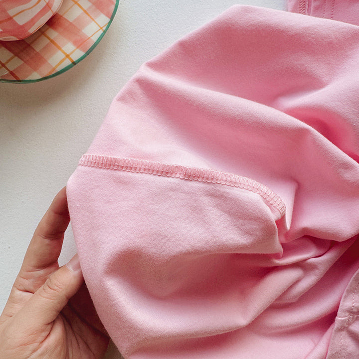 【90-140】シンプルフレアワンピース