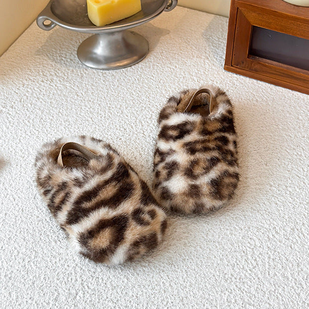 【14.5-21.5】レオパード柄サンダル